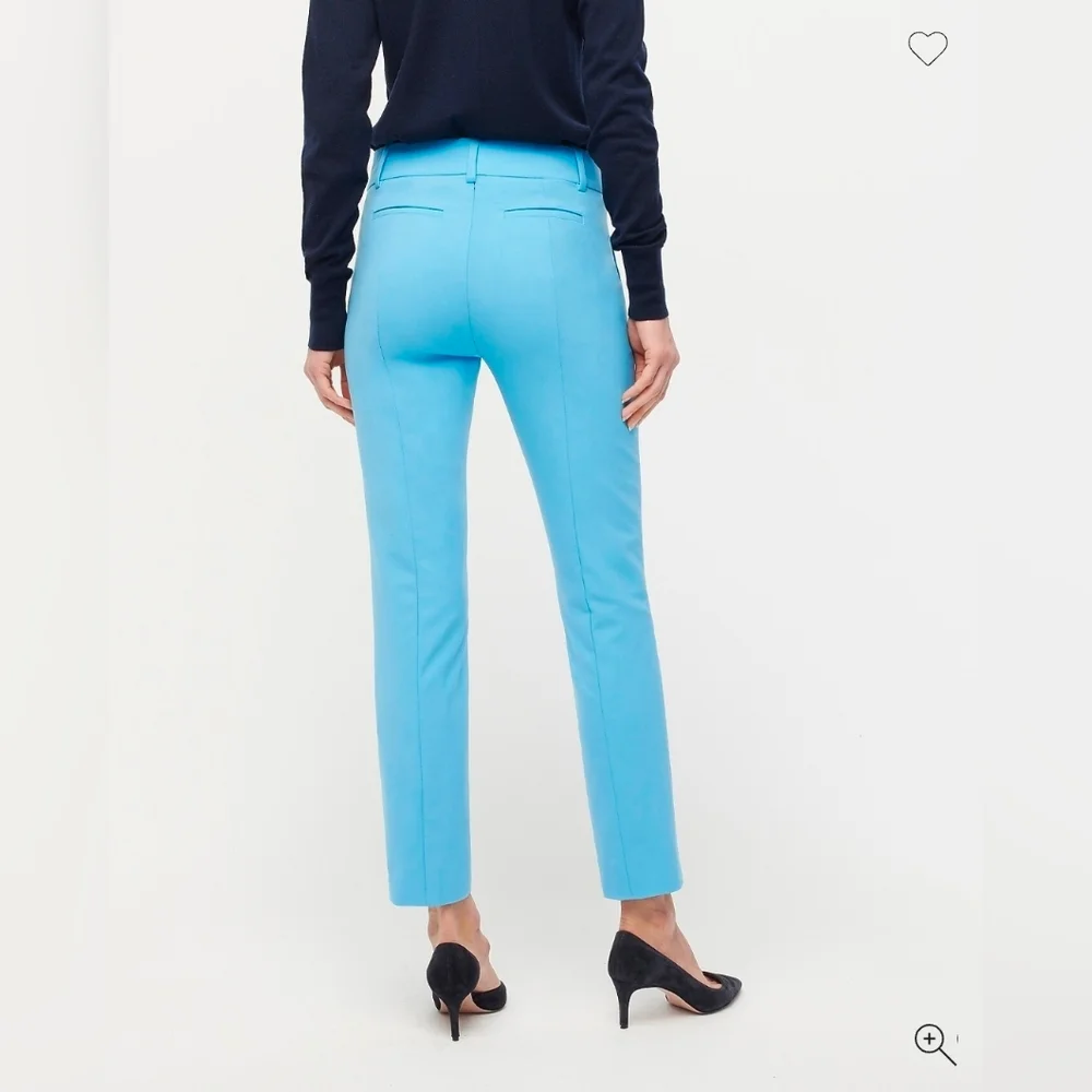 ❤️ J CREW TOLLEGNO 1900 ITALIAN WOOL CAMERON SLIM CROP PANTS / TROUSERS, 8 (29)
